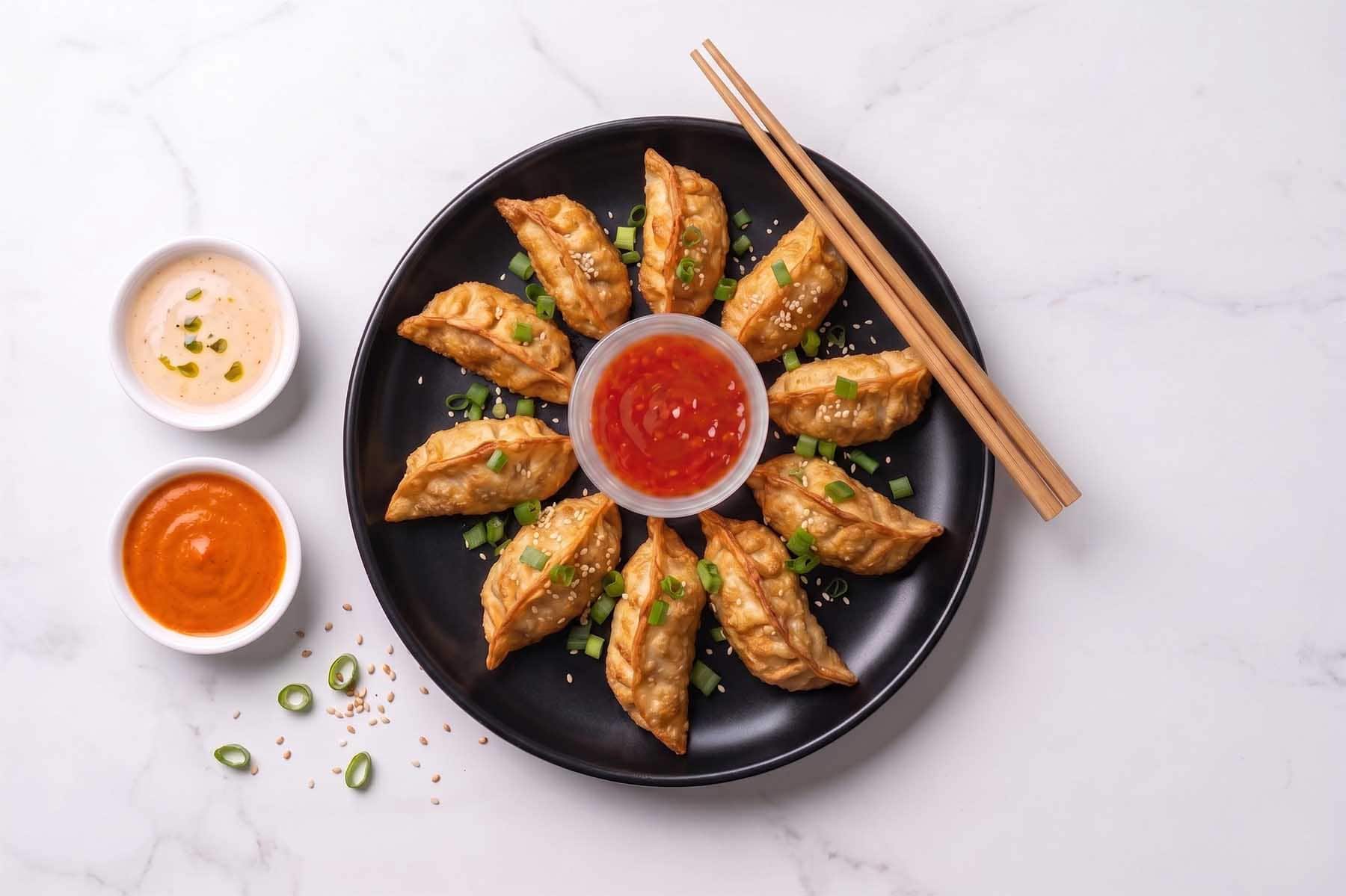 Classic Chicken Fried Momos [10 Pieces]