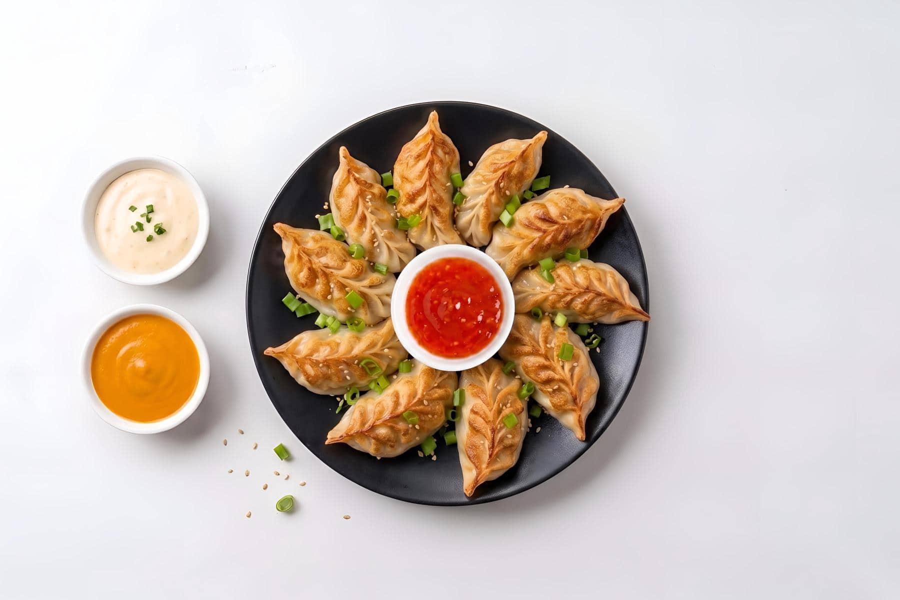 Classic Paneer Pan Fried Momos [10 Pieces]