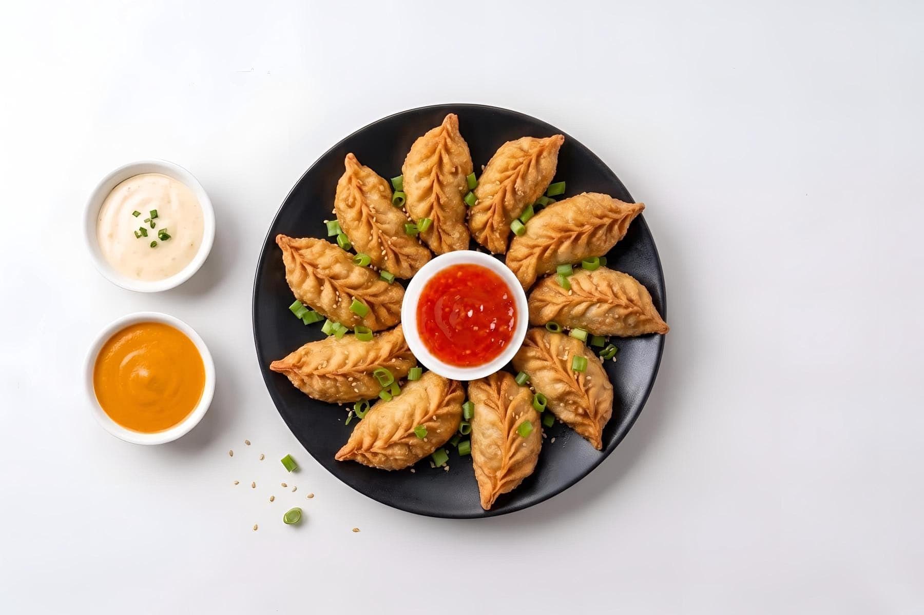 Classic Paneer Fried Momos [10 Pieces]