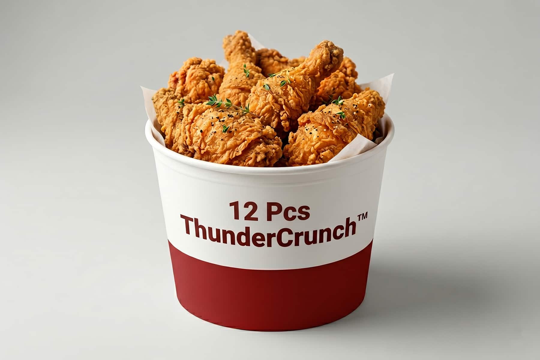 ThunderCrunch Chicken – 12 Pcs Bucket