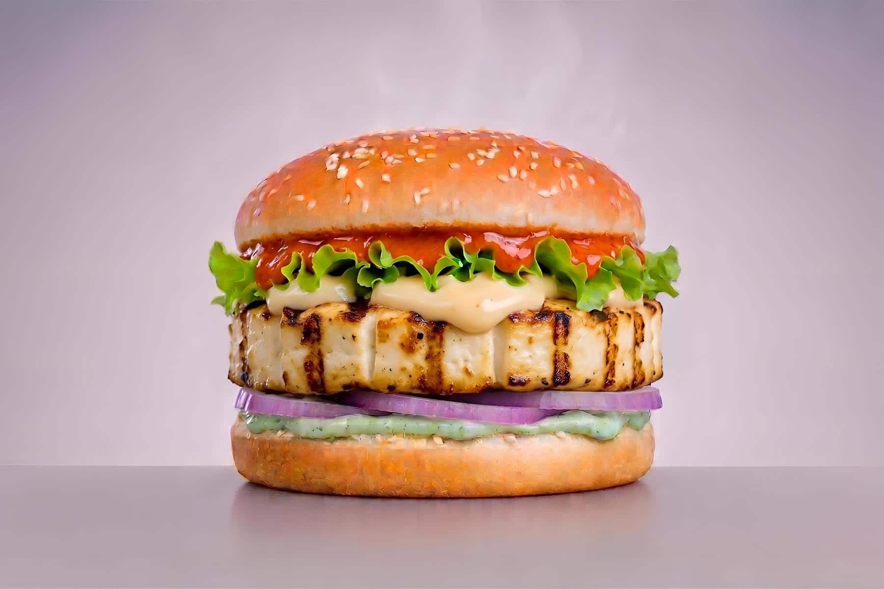Grilled Paneer Burger