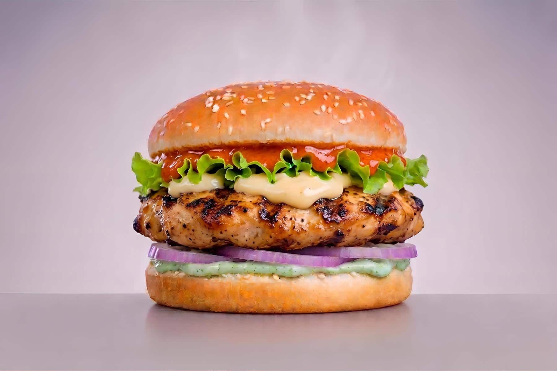 Grilled Chicken Burger