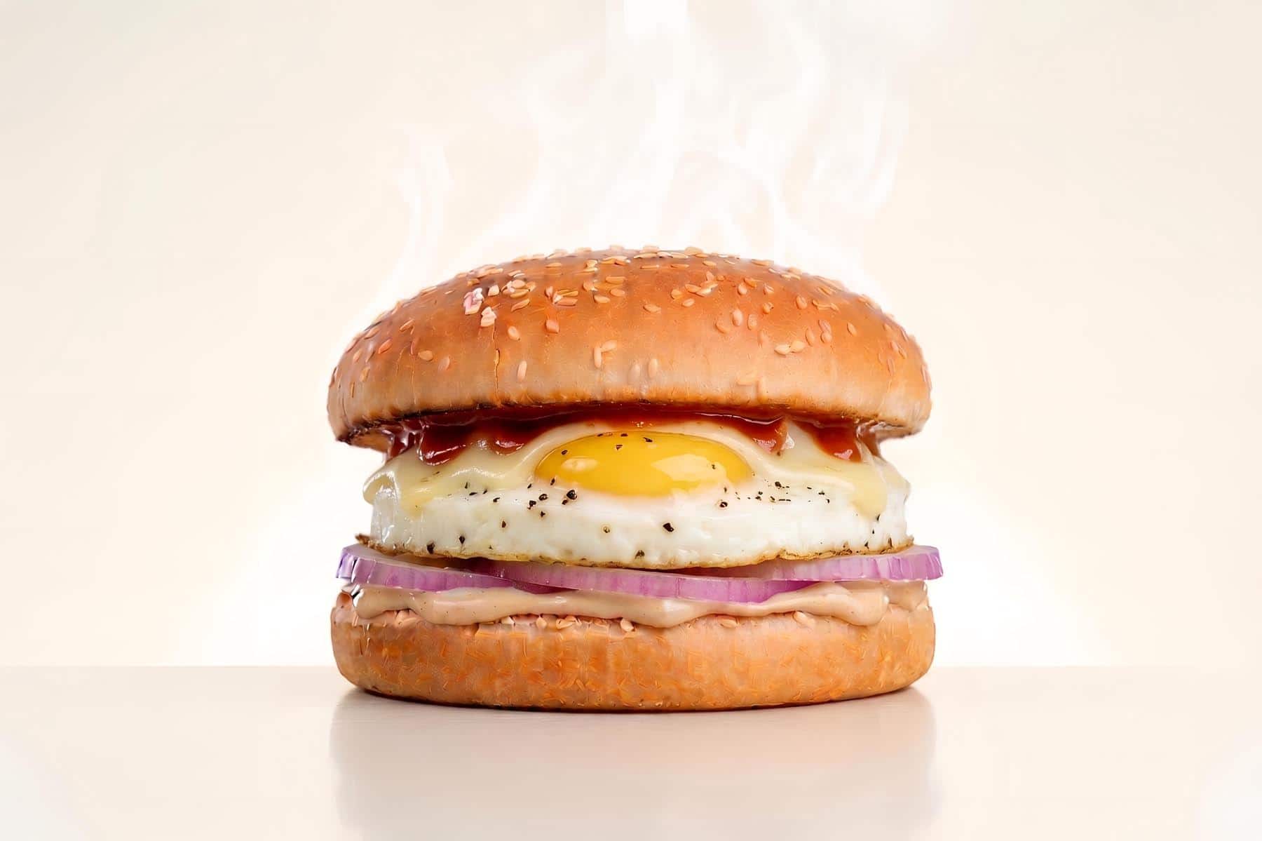 Sunny Side Egg Burger